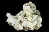 Bladed Barite Crystal Cluster with Marcasite - Morocco #160136-2